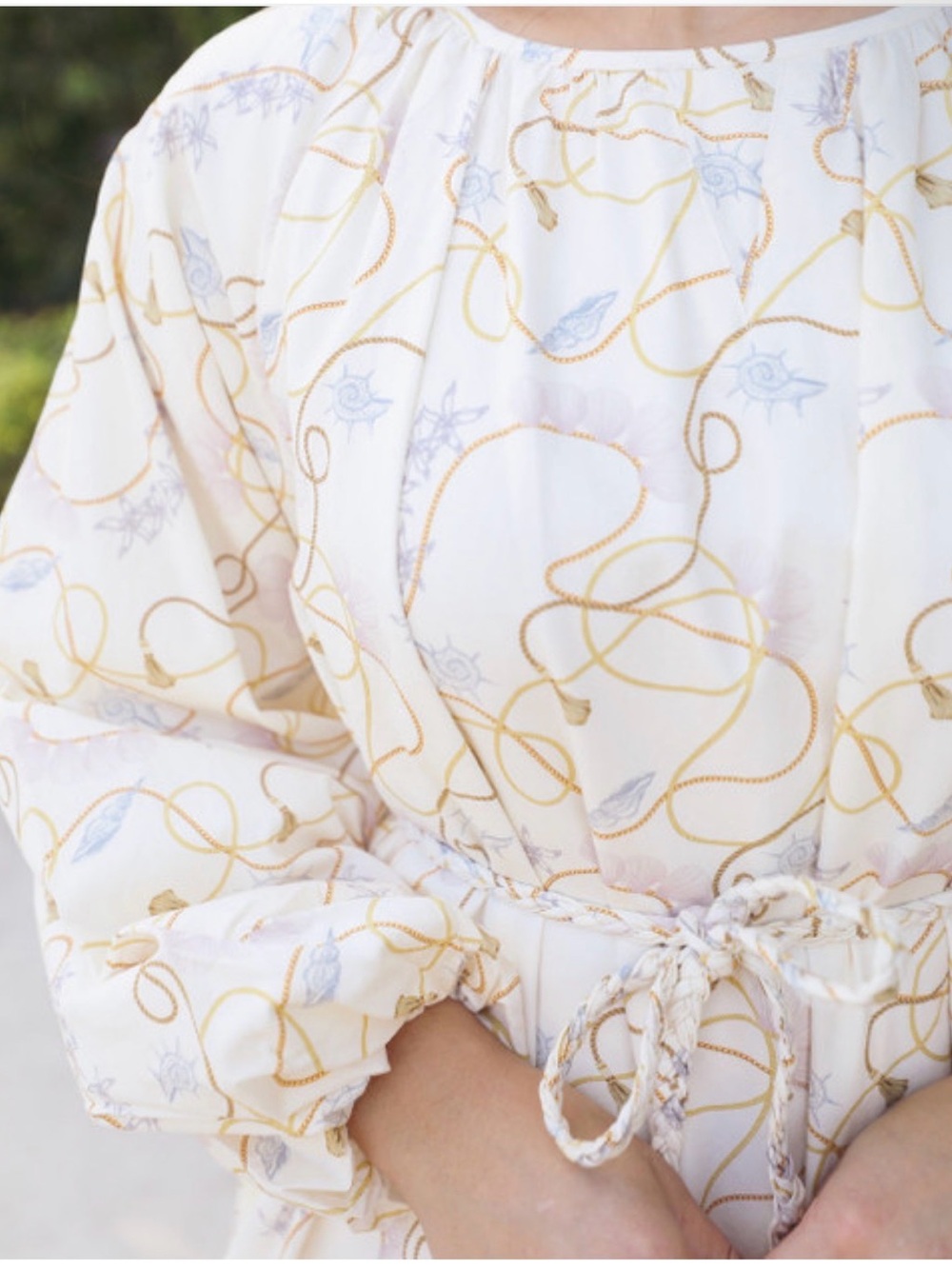 Dainty Jewells Ivory and Gold Floral Midi Dress - Picture 2 of 2